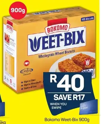 Bokomo Weet-Bix Wholegrain Wheat Biscuits 900g