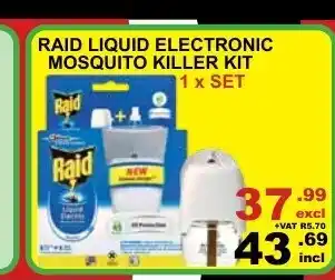 Raid Liquid Electronic Mosquito Killer Kit 1xSet
