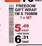 Freedom Gift Wrap 1m x 700mm