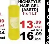 Highstyle Hair Gel Asstd 1lt