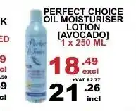 Arrow Cash And Carry Perfect Choice Oil Moisturiser Lotion 250ml offer