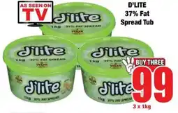 Boxer Superstores D'LITE 37% Fat Spread Tub offer