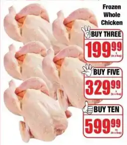 Boxer Superstores Frozen Whole Chicken offer