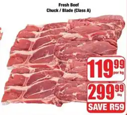 Boxer Superstores Fresh Beef Chuck/ Blade offer