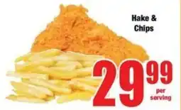 Boxer Superstores Hake & Chips offer