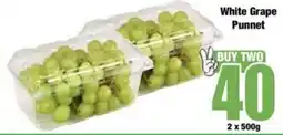 Boxer Superstores White Grape Punnet offer