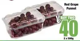 Boxer Superstores Red Grape Punnet offer