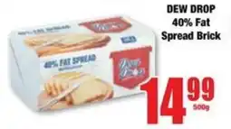 Boxer Superstores DEW DROP 40% Fat Spread Brick offer