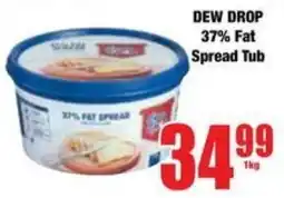 Boxer Superstores DEW DROP 37% Fat Spread Tub offer