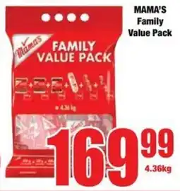 Boxer Superstores MAMA'S Family Value Pack offer