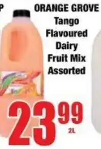 Boxer Superstores ORANGE GROVE Tango Flavoured Dairy Fruit Mix Assorted offer
