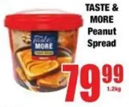 Boxer Superstores TASTE & MORE Peanut Spread offer