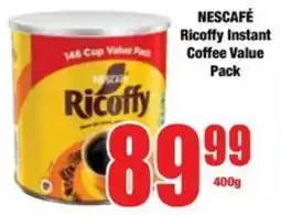 Boxer Superstores NESCAFÉ Ricoffy Instant Coffee Value Pack offer