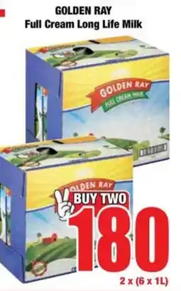 Boxer Superstores GOLDEN RAY Full Cream Long Life Milk offer