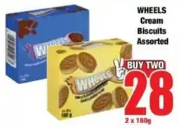 Boxer Superstores WHEELS Cream Biscuits Assorted offer