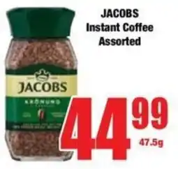 Boxer Superstores JACOBS Instant Coffee Assorted offer