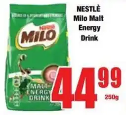 Boxer Superstores NESTLÉ Milo Malt Energy Drink offer