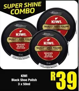 Boxer Superstores KIWI Black Shoe Polish offer