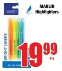 Boxer Superstores MARLIN Highlighters offer