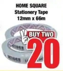 Boxer Superstores HOME SQUARE Stationery Tape offer