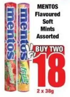 Boxer Superstores MENTOS Flavoured Soft Mints Assorted offer