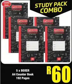 Boxer Superstores BOXER A4 Counter Book 192 Pages offer