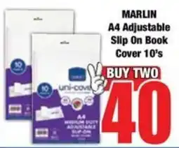 Boxer Superstores MARLIN A4 Adjustable Slip On Book Cover offer