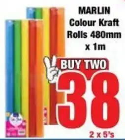 Boxer Superstores MARLIN Colour Kraft Rolls offer