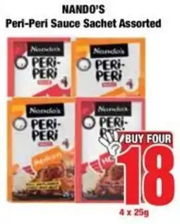 Boxer Superstores NANDO'S Peri-Peri Sauce Sachet Assorted offer