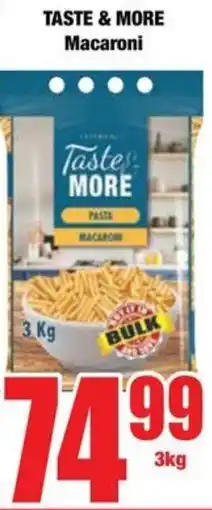 Boxer Superstores TASTE & MORE Macaroni offer