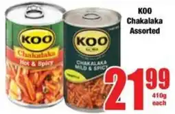 Boxer Superstores KOO Chakalaka Assorted offer