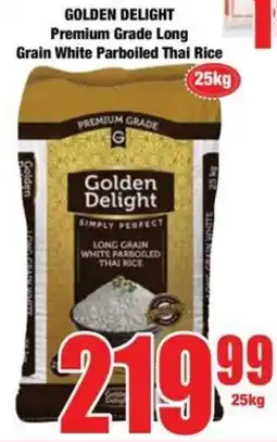 Boxer Superstores GOLDEN DELIGHT Premium Grade Long Grain White Parboiled Thai Rice offer