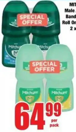 Boxer Superstores MITCHUM Male/ Female Banded Pack Roll On Assorted offer