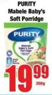 Boxer Superstores PURITY Mabele Baby's Soft Porridge offer