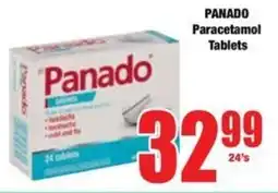 Boxer Superstores PANADO Paracetamol Tablets offer