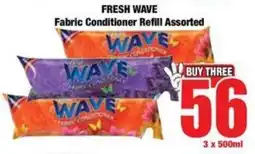 Boxer Superstores FRESH WAVE Fabric Conditioner Refill Assorted offer