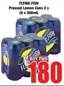 Boxer Superstores FLYING FISH Pressed Lemon Cans offer
