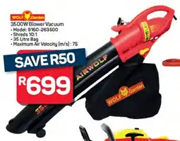 Pick n Pay Wolf Garden 3500W Blower Vacuum offer
