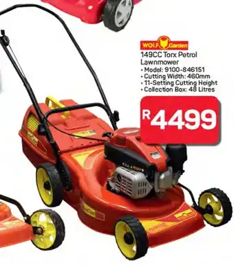 Pick n Pay Wolf Garden 149CC Torx Petrol Lawnmower offer