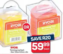 Pick n Pay Ryobi Trimming Line offer