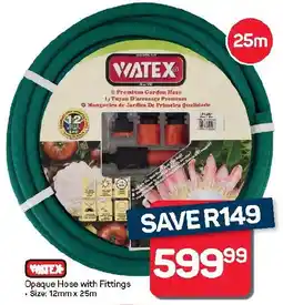 Pick n Pay Watex Opaque Hose with Fittings offer