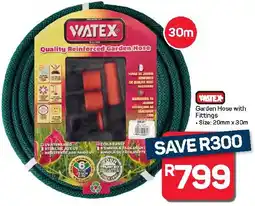 Pick n Pay Watex Garden Hose with Fittings offer