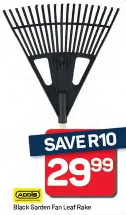 Pick n Pay Addis Black Garden Fan Leaf Rake offer
