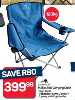 Pick n Pay Blue Mountain Stellar 200 Camping Chair offer
