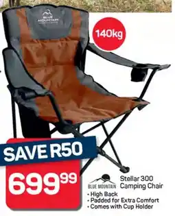 Pick n Pay Blue Mountain Stellar 300 Camping Chair offer
