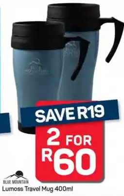 Pick n Pay Blue Mountain Lumoss Travel Mug offer