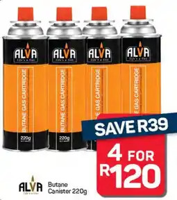 Pick n Pay Alva Butane Canister offer
