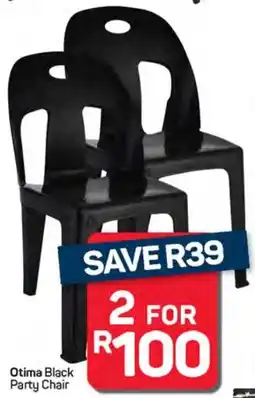 Pick n Pay Otima Black Party Chair offer