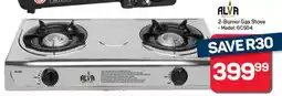 Pick n Pay ALVA 2-Burner Gas Stove offer
