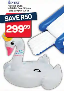 Pick n Pay Intex Majestic Swan Inflatable Pool Ride-on offer